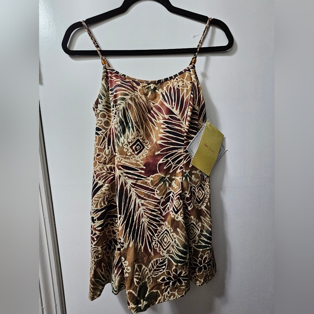 NWT Tropical Print Women's One Piece Swimwear